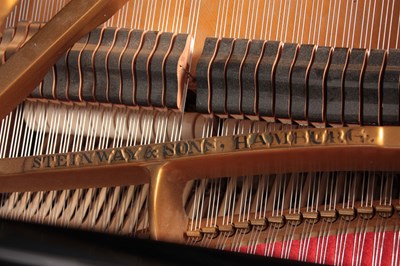 Lot 561 - STEINWAY & SONS AN EBONISED MODEL D CONCERT...