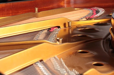 Lot 561 - STEINWAY & SONS AN EBONISED MODEL D CONCERT...