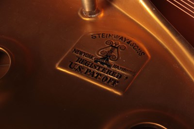 Lot 561 - STEINWAY & SONS AN EBONISED MODEL D CONCERT...