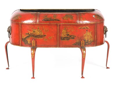 Lot 587 - A 20TH CENTURY GEORGIAN STYLE TOLE WARE...
