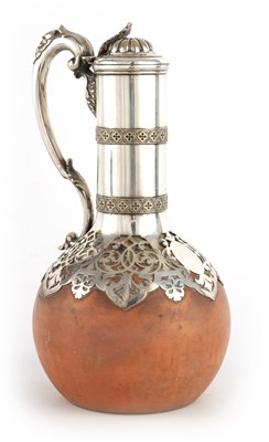 Lot 637 - AN UNUSUAL LATE 19TH CENTURY SILVER PLATED...
