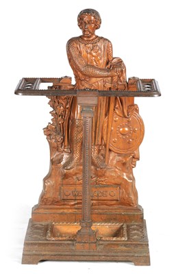 Lot 640 - A LATE 19TH CENTURY PAINTED CAST IRON...