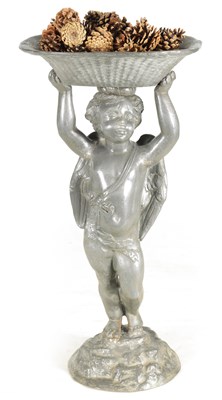 Lot 667 - AN 18TH CENTURY LEAD GARDEN SCULPTURE/BIRD...