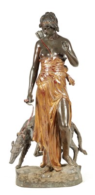 Lot 695 - E. AIZELAIN (1821-1902) A LARGE AND IMPRESSIVE...