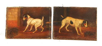 Lot 747 - A SMALL PAIR OF 19TH CENTURY ENGLISH SCHOOL...