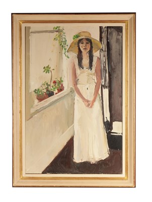 Lot 777 - DAVID REMFRY, MBE, RA. Born 1942. OIL ON...