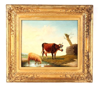 Lot 779 - LOUIS ROBBE (1806-1887) A 19TH CENTURY OIL ON...