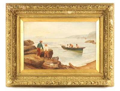 Lot 781 - R DOUGLAS AN EARLY 20TH CENTURY OIL ON CANVAS...