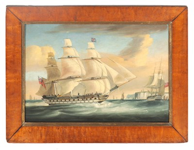 Lot 782 - A 19TH CENTURY OIL ON CANVAS depicting a...