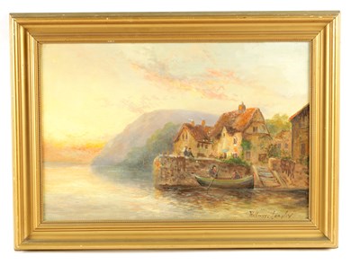 Lot 790 - WILLIAM LANGLEY A LATE 19TH CENTURY OIL ON...