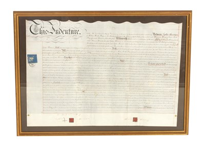 Lot 794 - A 20TH CENTURY HAND WRITTEN INDENTURE Linda...