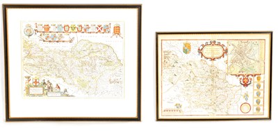 Lot 796 - A JOHN SPEEDE 1610 MAP of the WEST RIDING OF...