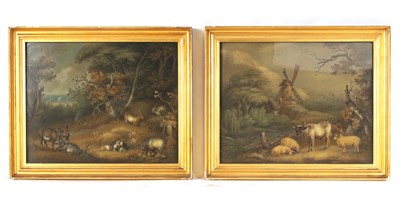 Lot 817 - A PAIR OF 19TH CENTURY SAND PICTURES IN THE...