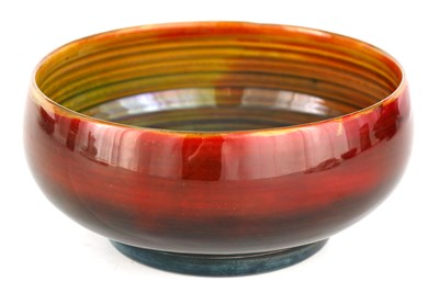 Lot 82 - AN UNUSUAL MOORCROFT SMALL FOOTED BOWL with...