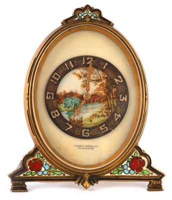 Lot 822 - JAMES WEIR LTD, GLASGOW. AN ART DECO GILT AND...