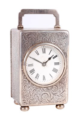 Lot 824 - A LARGE EARLY 20TH CENTURY SILVER CASED...