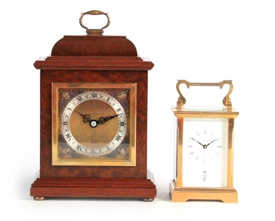 Lot 825 - TWO 20TH CENTURY CLOCKS BY GARRARD, LONDON the...