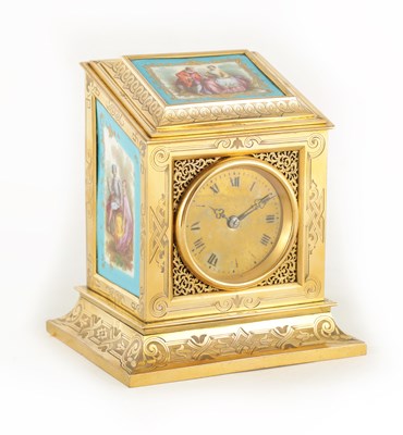 Lot 846 - AN UNUSUAL 19TH CENTURY FRENCH ORMOLU AND...