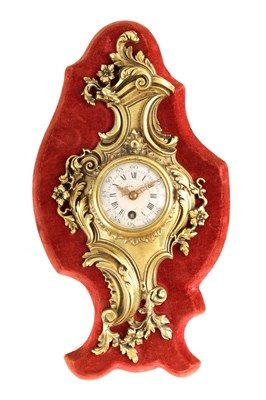Lot 848 - A LATE 19TH CENTURY FRENCH MINIATURE CARTEL...