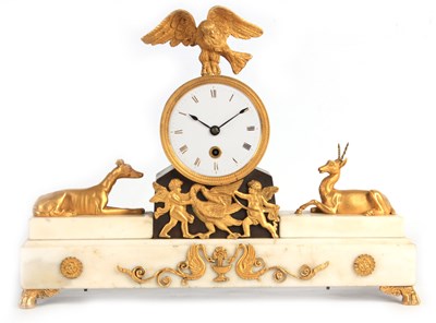 Lot 865 - A FINE REGENCY ENGLISH BRONZE, ORMOLU AND...