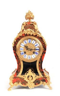 Lot 878 - A LATE 19TH CENTURY FRENCH BOULLE WORK BRASS...