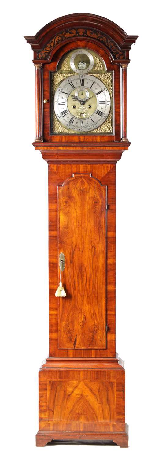 Lot 895 - THOMAS WALLER, PRESTON A GEORGE II BURR WALNUT...