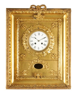 Lot 902 - A 19TH CENTURY FRENCH GILT FRAMED STRIKING...