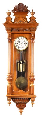 Lot 914 - A LATE 19TH CENTURY VIENNA STYLE WALNUT...