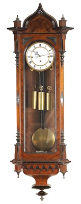 Lot 938 - A 19TH CENTURY TRIPLE WEIGHT QUARTER CHIMING...