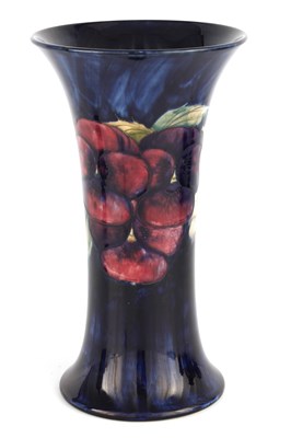 Lot 99 - A WILLIAM MOORCROFT LARGE FLARED CYLINDRICAL...