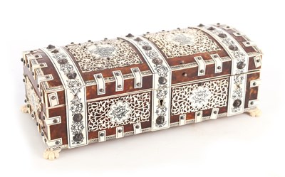 Lot 993 - A LATE 19TH CENTURY ANGLO INDIAN IVORY AND...