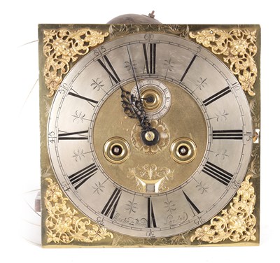 Lot 940 - MARTIN ELLWOOD, LONDON  A LATE 17TH CENTURY 11" LONGCASE CLOCK MOVEMENT