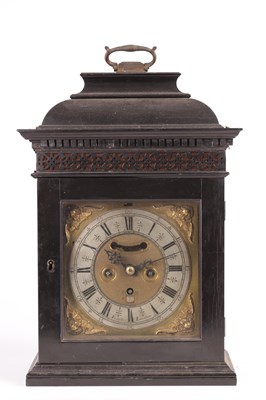 Lot 881 - A LATE 17TH CENTURY BRACKET CLOCK WITH ASSOCIATED MOVEMENT