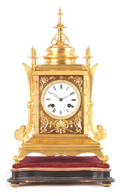 Lot 572 - LEROY, A PARIS  A MID 19TH CENTURY FRENCH ORMOLU MANTEL CLOCK
