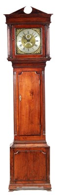 Lot 930 - JOHN OWEN, LLANWRST  A WELSH GEORGE III OAK AND ELM EIGHT-DAY LONGCASE CLOCK