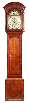 Lot 934 - DANIEL SEDDON, FRODSHAM  A RARE MID 18TH CENTURY OAK SPHERICAL MOON LONGCASE CLOCK