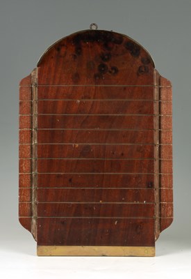 Lot 581 - AN EARLY 19TH CENTURY SHOVE HA'PENNY BOARD GAME