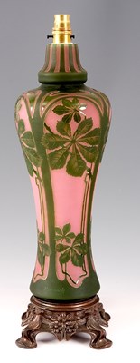 Lot 3 - A STYLISH ART NOUVEAU CAMEO ‘HORSE CHESTNUT’...