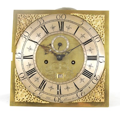 Lot 943 - BENJAMIN MARTIN, MANCHESTER  A MID 18TH CENTURY 12” 8-DAY LONGCASE CLOCK MOVEMENT