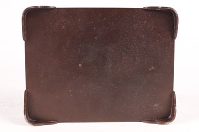 Lot 113 - A LARGE JAPANESE MEIJI PERIOD MIXED METAL INLAID IRON BOX