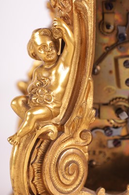 Lot 778 - DROCOURT (CIRCA 1860)  A FINE AND RARE MID 19TH CENTURY FRENCH GILT BRASS AND SEVRES STYLE PORCELAIN PANELLED ROCOCO REPEATING CARRIAGE CLOCK