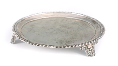 Lot 316 - A GEORGE III SCOTTISH SILVER SALVER