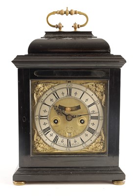 Lot 939 - JOHN AUSTIN, WATFORD A LATE 17TH CENTURY EBONISED BRACKET CLOCK