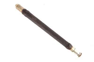 Lot 400 - ROSS, LONDON. A 19TH CENTURY SINGLE DRAW NAVAL TELESCOPE