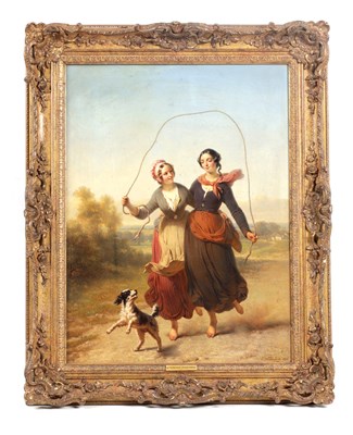 Lot 453 - FRANCOISE VERHEYDEN (BELGIAN 1806-1889) OIL ON PANEL