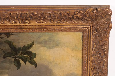Lot 735 - AN 18TH CENTURY STILL LIFE OIL ON CANVAS ATTRIBUTED TO JAKOB BOGDANI