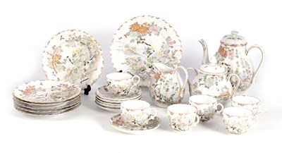 Lot 159 - A MEIJI PERIOD JAPANESE BONE CHINA COFFEE SERVICE