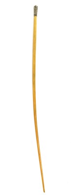 Lot 308 - A LATE 19TH CENTURY CHINESE RHINOCEROS HORN RIDING CROP