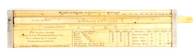 Lot 555 - A 19TH CENTURY IVORY 'CATTLE GAUGE' BY J. TREE, LONDON