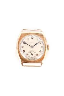 Lot 268 - A VINTAGE 9CT GOLD ROLEX WRISTWATCH